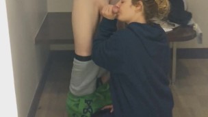 Heather Kane Makes Mall Employee Cum in Changing Room