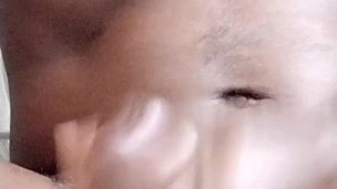 Jerking off in fast and quick mode.... dablackpee