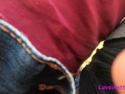 she purposely pees in her panties outdoor and it makes her need to fuck 12/16