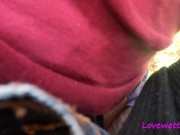 she purposely pees in her panties outdoor and it makes her need to fuck 15/16