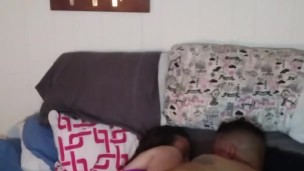 Pretty busty girl fucked missionary creampie