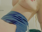 Side views in very short shorts with pussy rubbing!  10/16