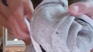 guy took off his panties
