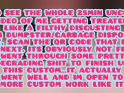 FILTHY DISGUSTING SNOT FACED GONZO BBW DEGRADED & FACE FUCKED BEYOND HUMILIATION 15/16