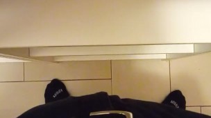 BIG COCK REVEAL AT WORK. Quiet because they can ear me 🥵