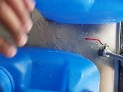 I Refill Our Costumers Gallons Of Water Day 2 14/16