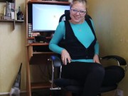 Much sperm on the glasses after smoking 3/16