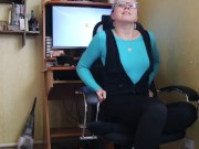 Much sperm on the glasses after smoking 4/16