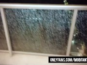 Stormy night perfect for a blowjob rooftoop in Buenos Aires 13/16