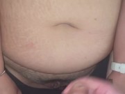 Cuck Hubby Wanks & Spunks Over Dirty Talking Slutwife’s Used Pussy 15/16
