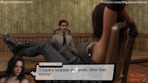 Pandora's Box #34: Hot brunette detective smothers him with her big boobs (HD Gameplay)