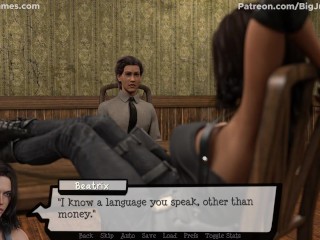 Pandora’s Box #34: Hot brunette detective smothers him with her big boobs (HD Gameplay)