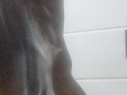 Shower wanking.... dablackpee 11/16