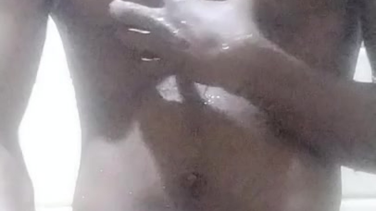 Ebony Shower Masturbation - Ebony