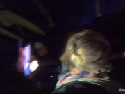 OUTDOOR BLOWJOB with EPIC CUMSHOR FACIAL in the train! 3/16