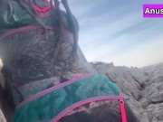 Behind the scene - Anuskatzz loves outdoor sex and shows you her XXX shooting location in lingerie  7/16