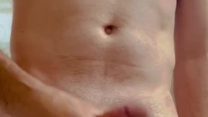 Needed to bust - huge cumshot!