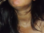 Indian Girl Fucked at Night having Cum facial