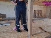 hot wife fucks with a stranger at a construction site 3/16