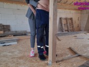 hot wife fucks with a stranger at a construction site 4/16