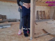 hot wife fucks with a stranger at a construction site 5/16