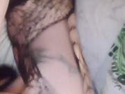 Wife with black lingerie want to be fucked at morning 14/16