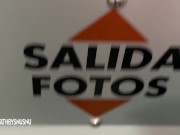 hago un squirt en el probador se corre dos veces y me paseo con su semen en la cara 6/16