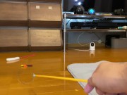 gets very excited when her favorite toy is brought out ........ 2/16