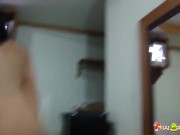 Skinny Thai prostitute milks every drop of cum from my balls 13/16