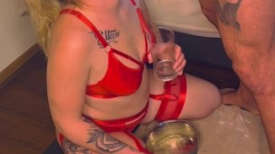 SEXY AMATEUR COUPLE ! Piss , Anal & Sloppy Head (OnlyFans @blondie_dread For Full Video) 