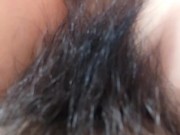 染みパンツの中の剛毛なマン毛をフワフワ撫でてるだけ【個人撮影】 14/16