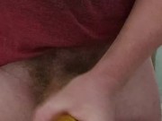 Cumshot in a Condom 12/16