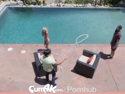 CUM4K Small Tit Blondie Fucked With Many Creampie Fillings 2/16