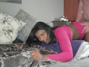 Getting my tight dark asshole fucked by a real white cock for the 1st time | anal | interracial 6/16