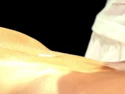 First ever lesbian virgin massage of Vera 7/16