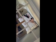 Artemisia Love jerks off in her friend's bedroom while he's out working (full video on Onlyfans) 10/16