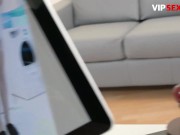 VIP SEX VAULT - Big Ass Brunette Naomi Bennet Hot Squirting During Casting Fuck 2/16