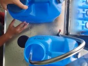 I Refill Our Costumers Gallons Of Water Day 3 15/16