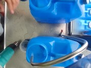 I Refill Our Costumers Gallons Of Water Day 3 9/16