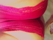 顔の上に跨る変態彼女♡濡れやすい素人のオナニーを真下から個人撮影♡マン汁垂れ流しでパンツがグチョグチョ 6/16