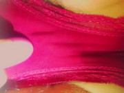 顔の上に跨る変態彼女♡濡れやすい素人のオナニーを真下から個人撮影♡マン汁垂れ流しでパンツがグチョグチョ 7/16