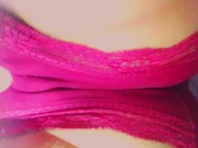 顔の上に跨る変態彼女♡濡れやすい素人のオナニーを真下から個人撮影♡マン汁垂れ流しでパンツがグチョグチョ 9/16