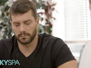 Kinky Spa - Naughty Babe Kay Carter Gets A Free Massage From Her Boss & She Also Gets A Happy Ending 3/16