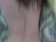 Cute and sexy amateur hottie Dani Blue hops on your cock and turns around then gets pussy fucked POV 9/16