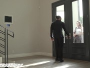 New Sensations - Big Dick Professor Cums On Petite Coed Bush Deepthroat 1/16