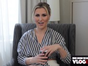 Brunette Paige Owens Enjoys Her Client's Cock BTS 2/16