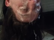 Sloppy Whore Gets Soaked In Slobber - Lana Amira 7/16