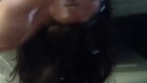 Sloppy Whore Gets Soaked In Slobber - Lana Amira