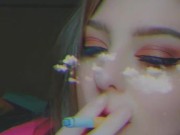 she tries to resist smoking but well you see.. SFW 7/16