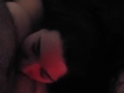 Kitten's cum eating training! 6/16